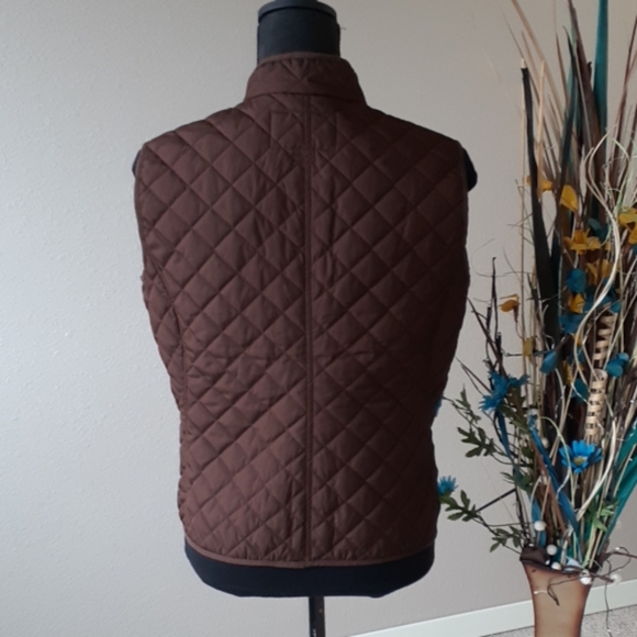 VANHEUSEN Quilted Ladies Zippered Vest M - Picture 3 of 8